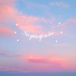 Not Givin Up On Love