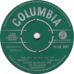 Fings Ain't Wot They Used T'Be / Harbour Lights