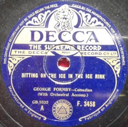 Sitting on the Ice in the Ice Rink / Levi's Monkey Mike