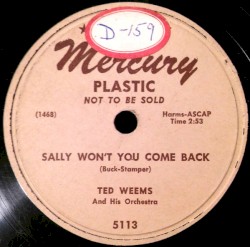 Sally Won't You Come Back / Ciribiribin