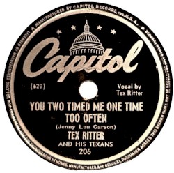 You Two Timed Me One Time Too Often / Green Grow the Lilacs