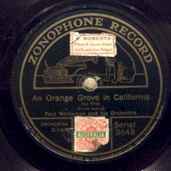 An Orange Grove in California / Dancing Honeymoon