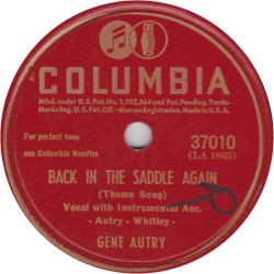 Back In the Saddle / Little Band Of Gold