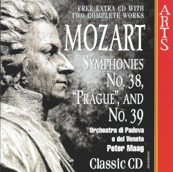 Symphony No. 38, K. 504 "Prague" / Symphony No. 39, K. 543