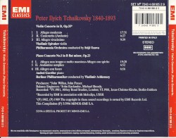 Violin Concerto in D / Piano Concerto no. 1