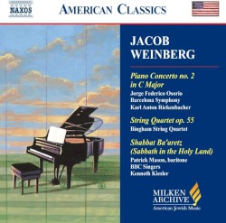 Piano Concerto no. 2 / String Quartet, op. 55 / Shabbat Ba’aretz