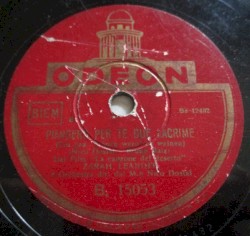 Piangero per te due lacrime / Questa sera io invito l'amore