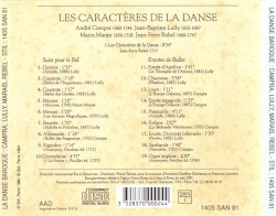 Les caractères de la danse