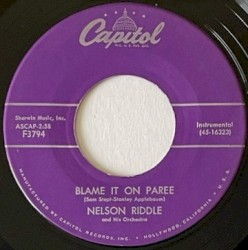 Blame It on Paree / In a Small Forgotten Town