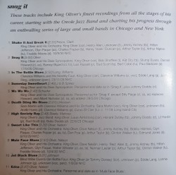 Jazz Greats, Volume 20: King Oliver: Snag It