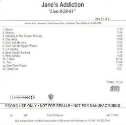 Live at King County Fairgrounds 1991