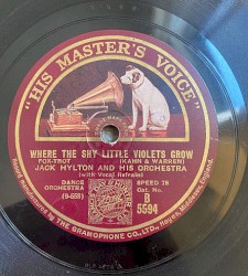 Where the Shy Little Violets Grow / Oh! What a Night to Love