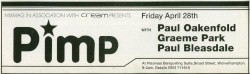 1995-04-28 - Paul Oakenfold - Live @ Pimp, Palomas, Wolverhampton, UK