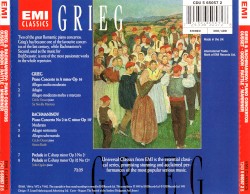 Grieg: Piano Concerto / Rachmaninov: Piano Concerto no. 3