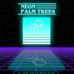 Neon Palm Trees