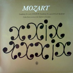 Symphony no. 29 in A major / Symphony no. 39 in E-flat major