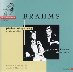 Brahms: Sonatas for Violoncello & Piano