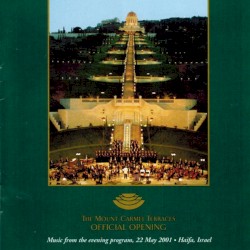 The Mount Carmel Terraces Official Opening 22. May, 2001