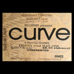 Manchester Uni 98: Curve Bootleg Series, Vol 21