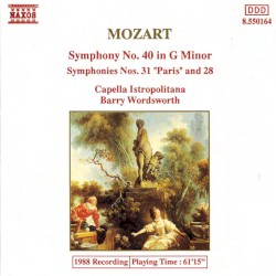 Symphonies Nos. 40, 28 & 31