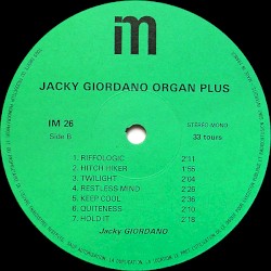 Jacky Giordano Organ Plus