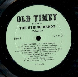 Old Time Southern Dance Music : The String Bands Vol 2