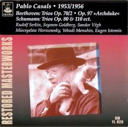 Beethoven: Trios op. 70:2 / op. 97 »Archduke« / Schumann: Trios op. 80 / op. 100 etc.