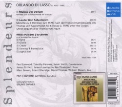Musica dei donum, Lauda sion salvatorem, Messe à 4 voix