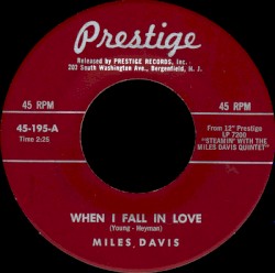 When I Fall in Love / I Could Write a Book