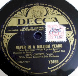 Never in a Million Years / What Will I Tell My Heart?