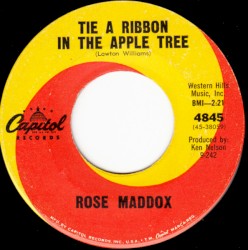 Tie a Ribbon in the Apple Tree / Sing a Little Song of Heartache