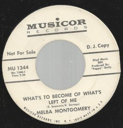 What's to Become of What's Left for Me