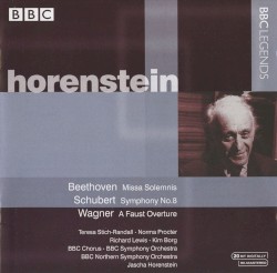 Beethoven: Missa Solemnis / Schubert: Symphony no. 8 / Wagner: A Faust Overture