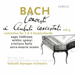 Concerti à Cembalo concertato: Harpsichord Concertos, Volume 4