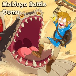 Molduga Battle (from "The Legend of Zelda: Breath of the Wild")