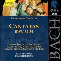 Edition Bachakademie, Volume 11: Cantatas BWV 32-34