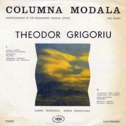 Columna Modala (Investigations In The Roumanian Musical Ethos - For Piano)