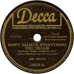 Don't Believe Everything You Dream / A Lovely Way to Spend the Evening