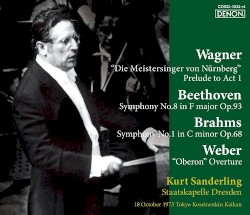 Wagner "Die Meistersinger von Nurnberg" Prelude to Act 1; Beethoven Symphony No.8