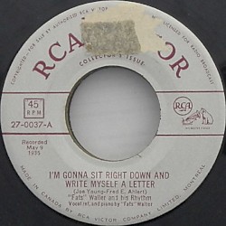 I'm Gonna Sit Right Down and Write Myself a Letter / It's a Sin to Tell a Lie