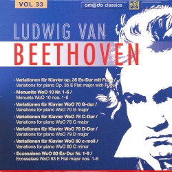 Ludwig van Beethoven Complete Works, Volume 33