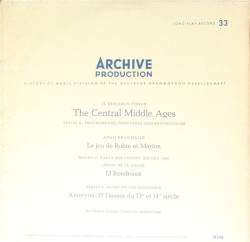 Le Jeu de Robin et Marion - 13 Rondeaux / 17 Danses du 13e et 14e Siècle