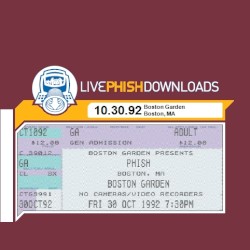 1992-10-30: Boston Garden, Boston, MA, USA