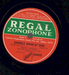 Cowboys Round-Up Song / You Left Me and Now I Feel Blue