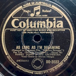 As Long as I'm Dreaming / What Am I Gonna Do About You