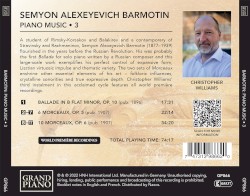 Barmotin: Piano Music, Vol. 3