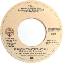 It Doesn’t Matter at All