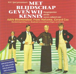 Met blijdschap geven wij kennis