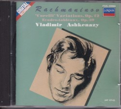Variations on a Theme of Corelli, op. 42 / Etudes-Tableaux op. 39