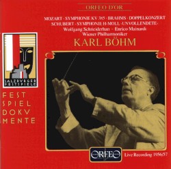 Mozart: Symphonie, KV 385 / Brahms: Doppelkonzert / Schubert: Symphonie H-moll "Unvollendete"